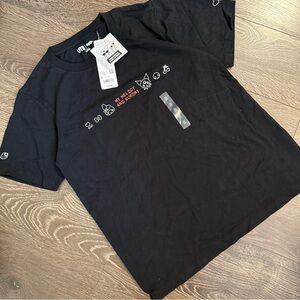 Uniqlo Short Sleeve UT Sanrio My Melody and Kuromi black t-shirt